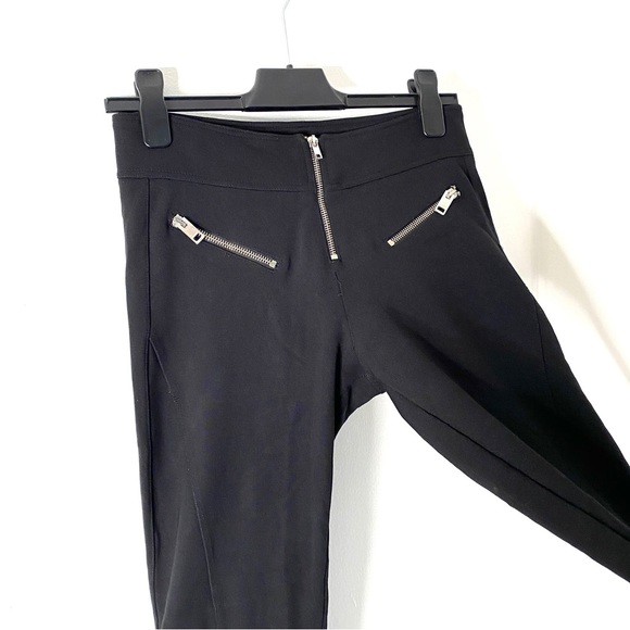 Diesel Black Zipper Moto Pants - Picture 3 of 11